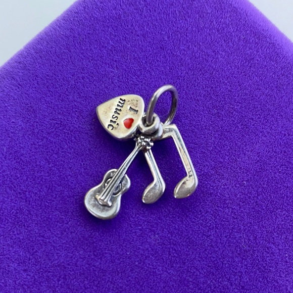 Pandora Jewelry - 💛 Pandora Sterling Silver I Love Music Pendant | Music Lover Gift